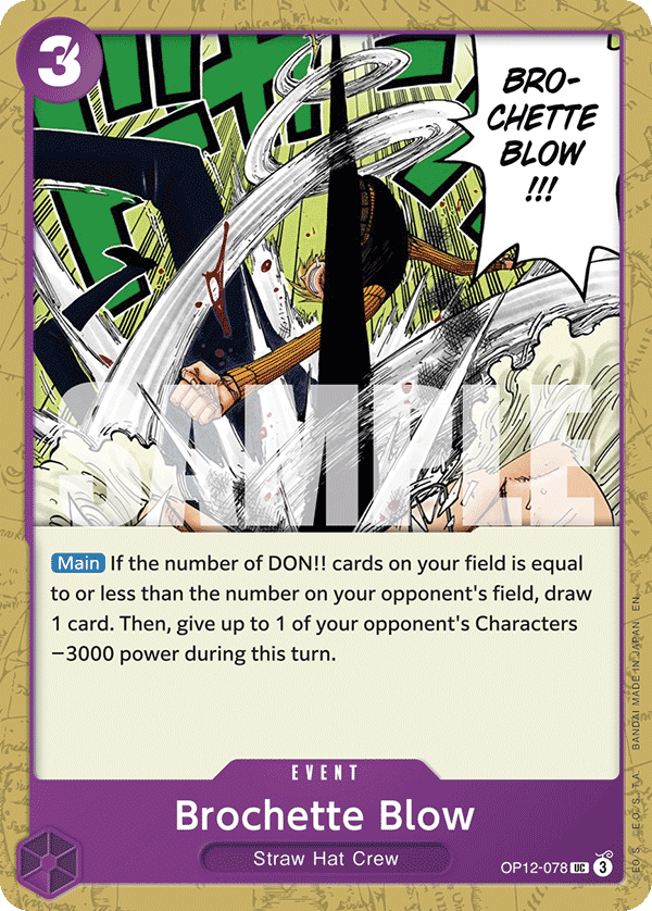 Brochette Blow — OP12-078