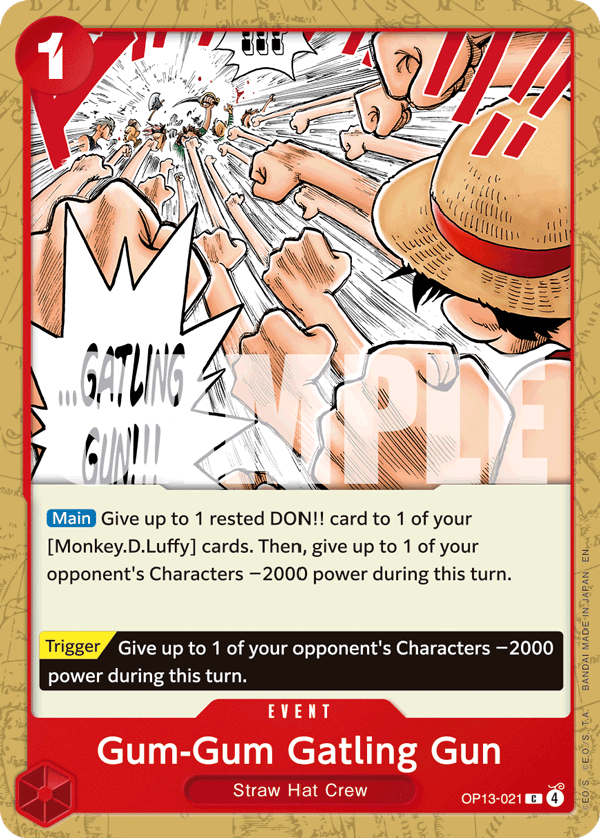 Gum-Gum Gatling Gun — OP13-021