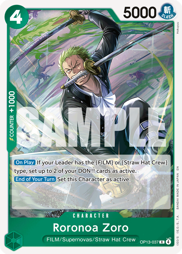 Roronoa Zoro — OP13-037