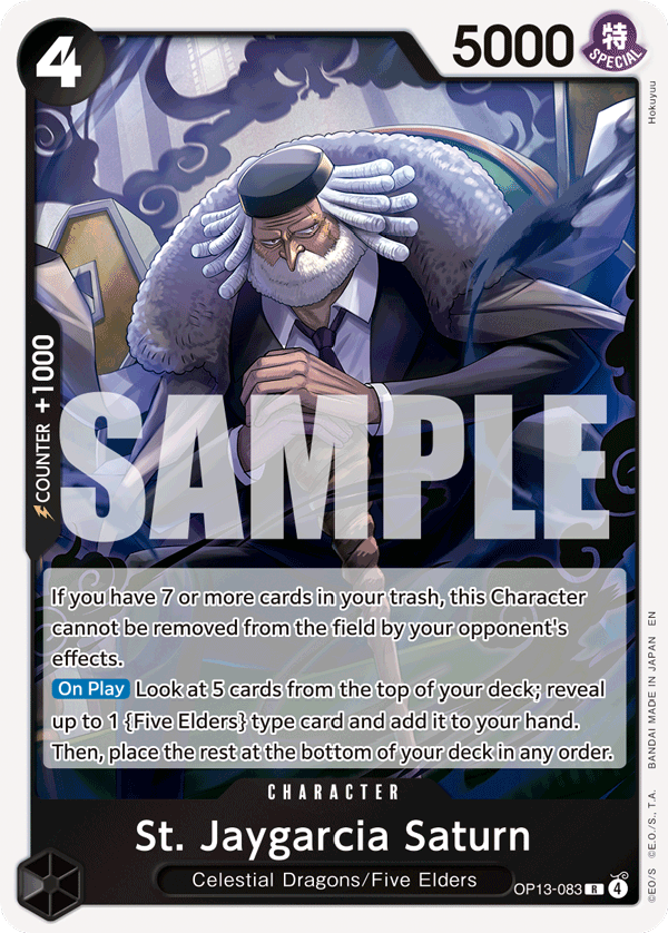 St. Jaygarcia Saturn — OP13-083