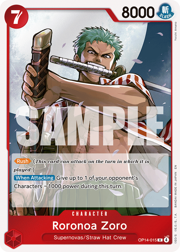 Roronoa Zoro — OP14-015