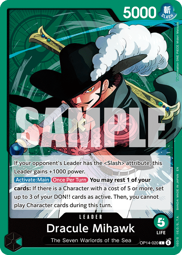 Dracule Mihawk — OP14-020