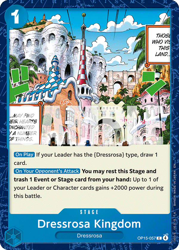 Dressrosa Kingdom — OP15-057