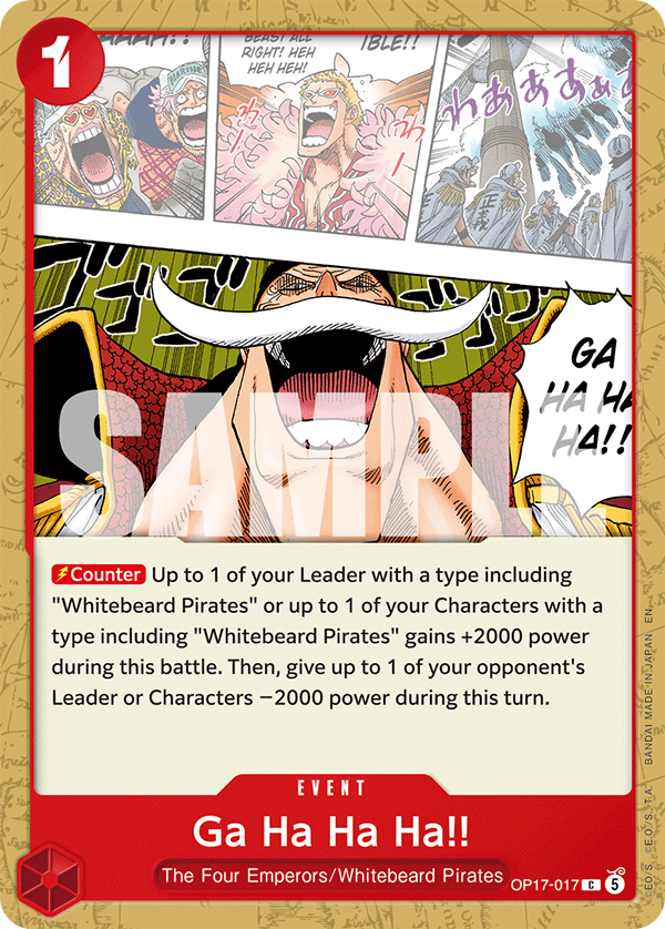 Ga Ha Ha Ha!! — OP17-017