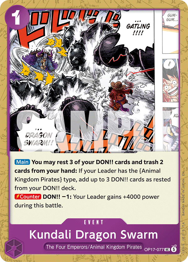 Kundali Dragon Swarm — OP17-077