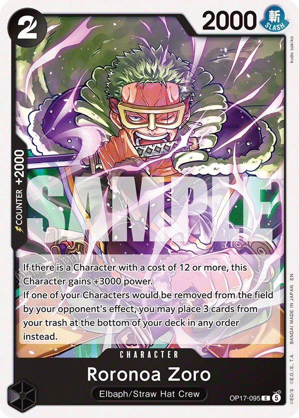Roronoa Zoro — OP17-095