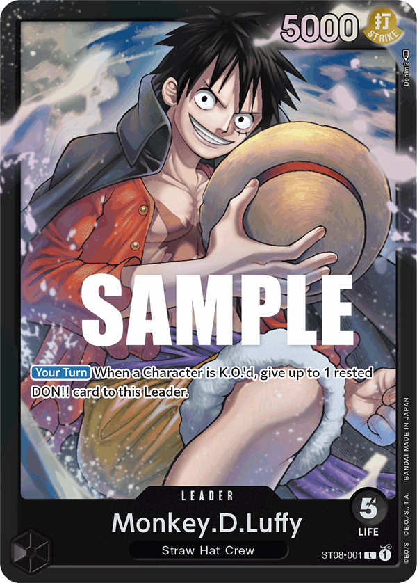 Monkey.D.Luffy — ST08-001