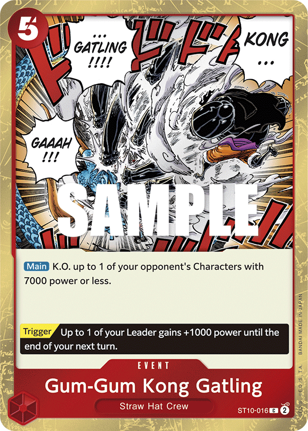 Gum-Gum Kong Gatling — ST10-016