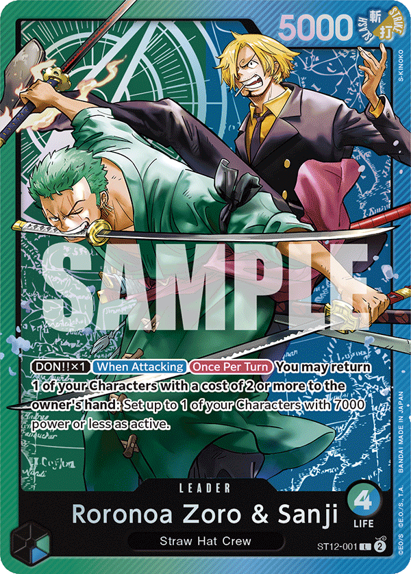 Roronoa Zoro & Sanji — ST12-001