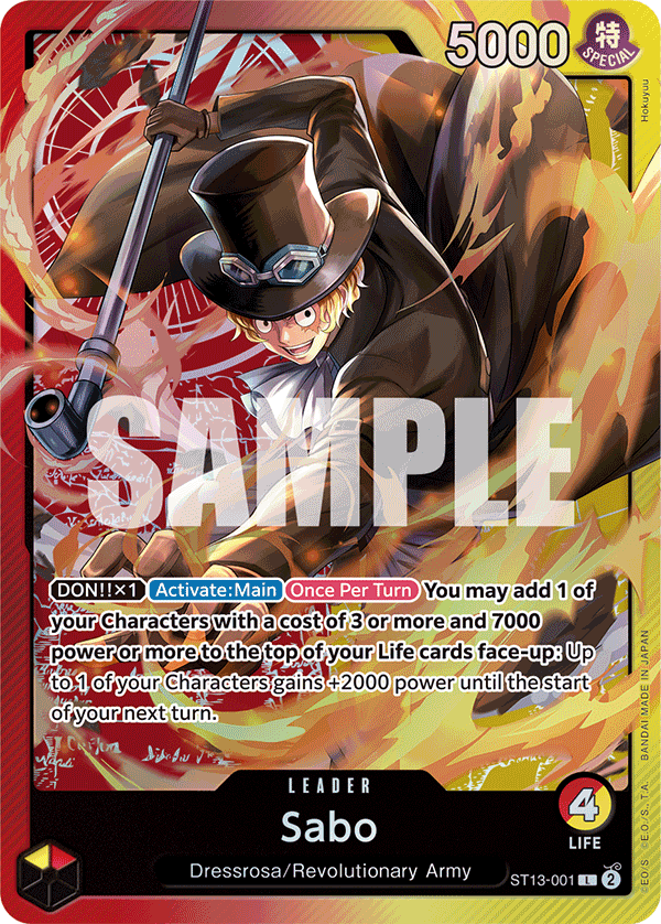 Sabo — ST13-001