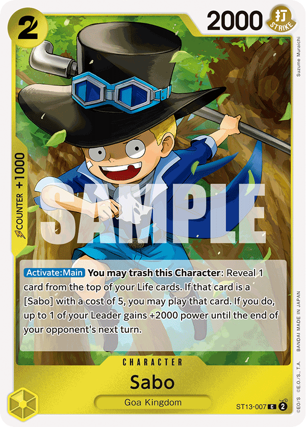 Sabo — ST13-007