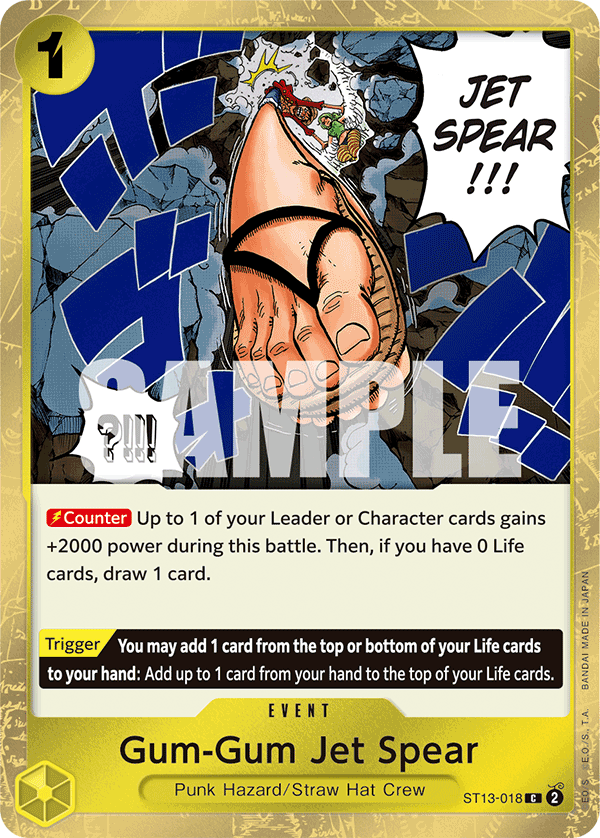Gum-Gum Jet Spear — ST13-018