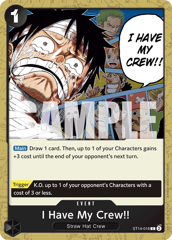 I Have My Crew!! — ST14-016