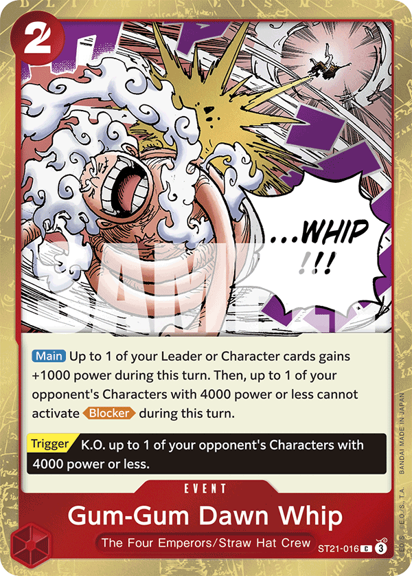 Gum-Gum Dawn Whip — ST21-016